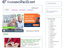 Tablet Screenshot of annuncifacili.net